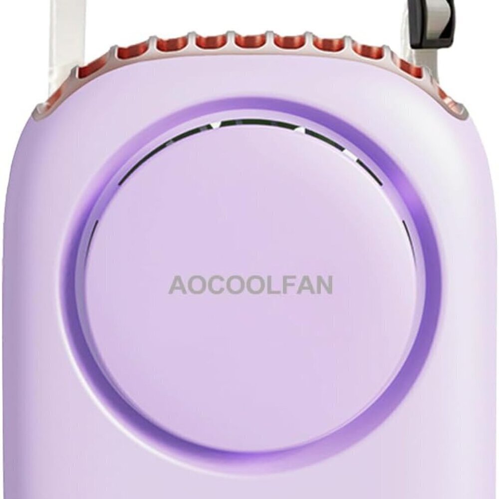Portable Neck Fan, Mini Small Personal Handheld Fan USB Rechargeable 3 Speed